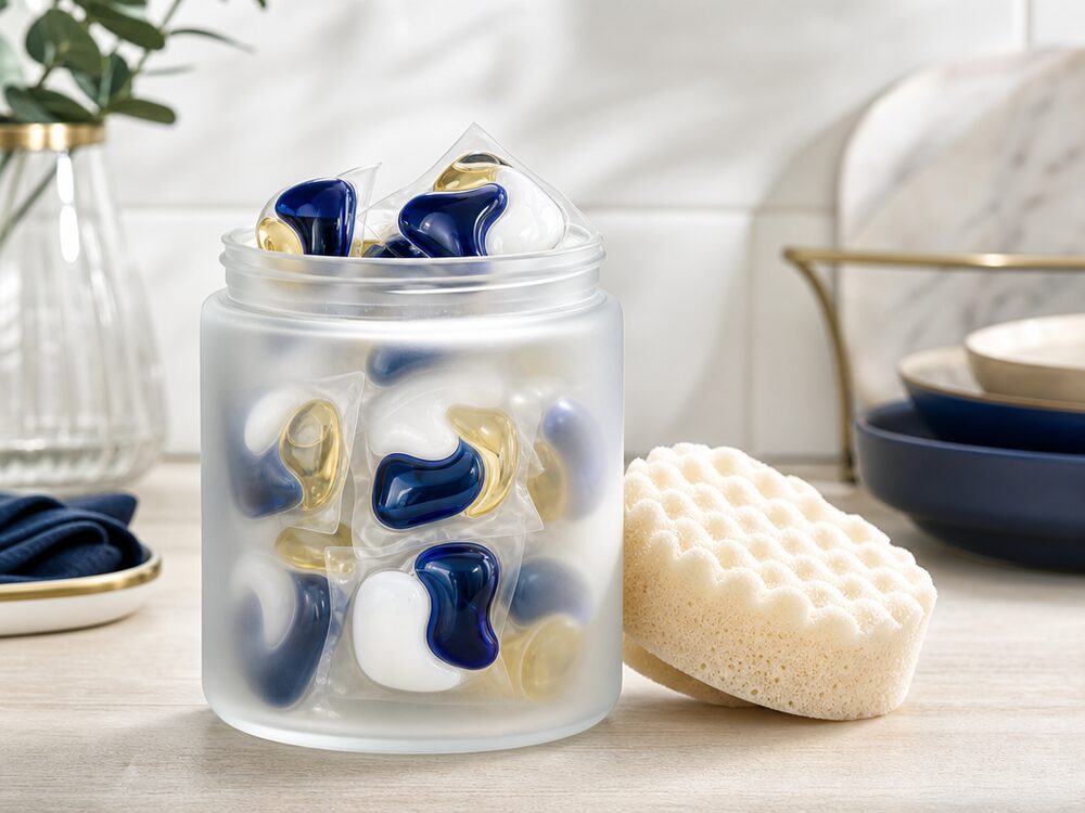 Dishwasher gel capsules